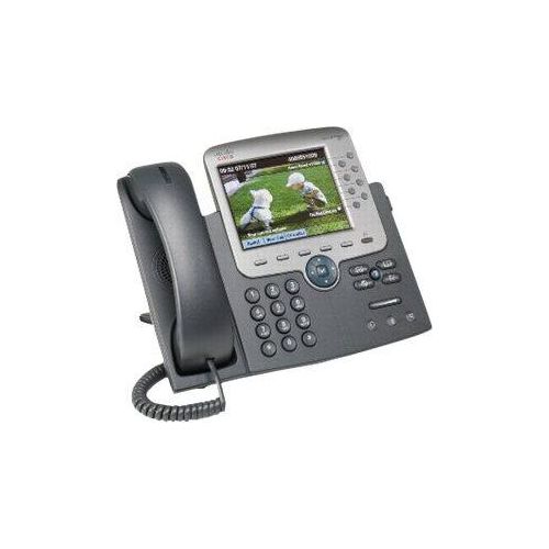 Cisco IP-7975G Telefon, Farbdisplay, Rufnummernanzeige, Freisprechfunktion, Video-Telefonie, Ethernet
