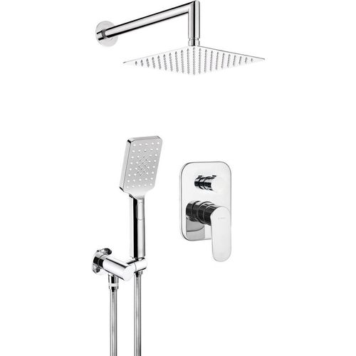 Concealed shower set