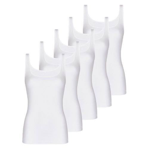 Achselhemd NINA VON C. "5er Pack Achselhemd Fine Cotton", Damen, Gr. 40, N-Gr, weiß, Obermaterial: 100% Baumwolle CO., Unterhemden