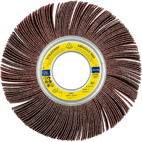 Klingspor SM 611 Schleifmopräder LS 309 X, 250 x 50 x 68,2 mm Korn 180
