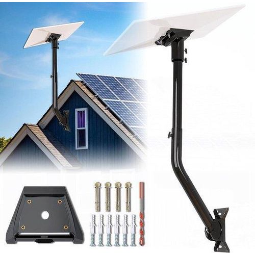 Satelliteninternet-Kit-Halter mit L-förmiger Wandhalterung und Rohradapter - Starlink Generation 3