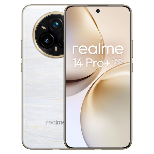 realme 14 Pro+ 5G Smartphone 12GB/512GB Perlweiß-Smartphone