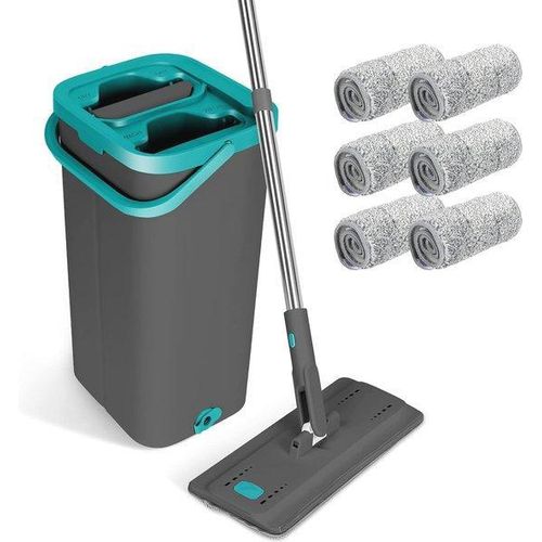 Microvezel-Dweilset für Laminaat und Holz - 2-in-1 Reinigungslösung