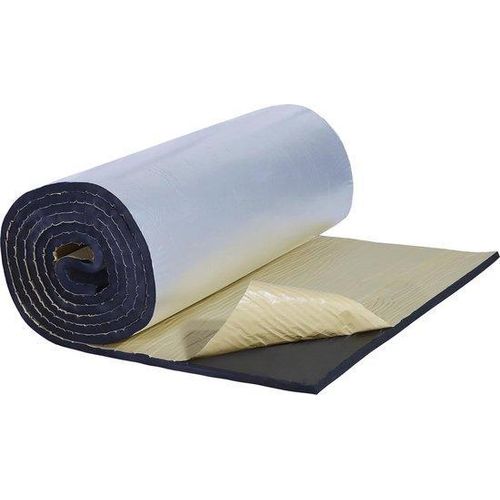 Selbstklebende Schallschutzmatte 19 mm - Feuchtigkeits- und Hitzebeständig - 1 x 6 m - 6 m²