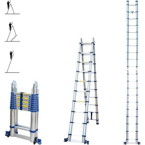 Teleskopische Aluminium-Lader für Privat- und Berufsbereich mit max. 150 kg Belastbarkeit