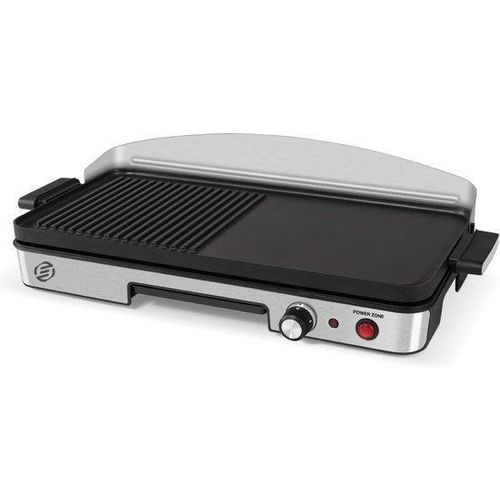 Gourmet-Stel Grillplatte, 15,5x28,5 cm, modulares Design, schräg mit Fettabfluss & hitzebeständigen Griffen