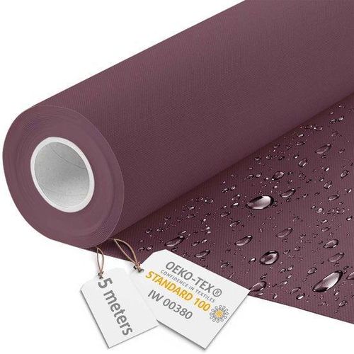 Wasserdichter Canvas-Stoff 1,60 m breit - wasserdichter Stoff 220 g/m² 600D - Sonnenschirm-Stoff wasserdicht 5 Meter Pruim