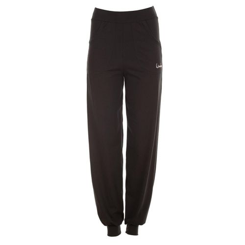 Trainingshose WINSHAPE "WH12", Damen, Gr. XL, Normalgrößen, schwarz, 90% Baumwolle, 10% Elasthan, Hosen Trainingshose, 3/4-Trainingshose