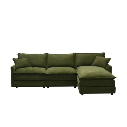 Ecksofa Ulicia ¦ grün ¦ Maße (cm): B: 265 H: 82 T: 156.0