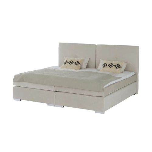 Familien-Boxspringbett Swanage ¦ beige ¦ Maße (cm): B: 244 H: 125