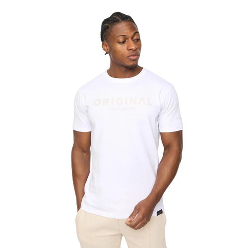 Crosshatch Heren Bardon Katoenen T-Shirt (Wit)