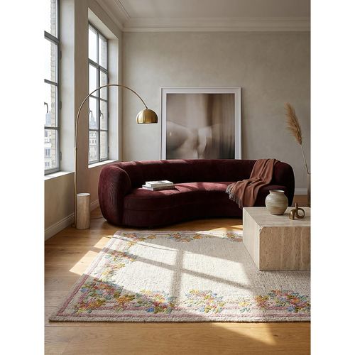 Wollteppich handgetuftet Bunt 140 x 200 cm - DAISY Kadima Design