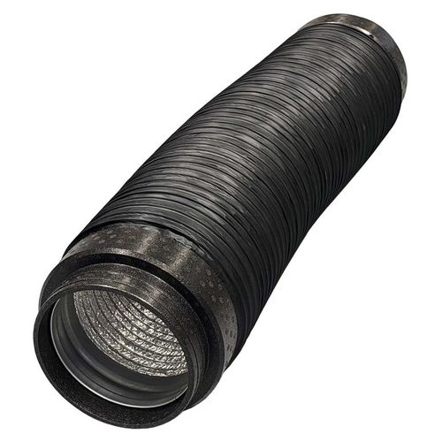 Flexelement ComfoPipe Compact DN200 1 m, gedämmt, schwarz von Zehnder - 990328766