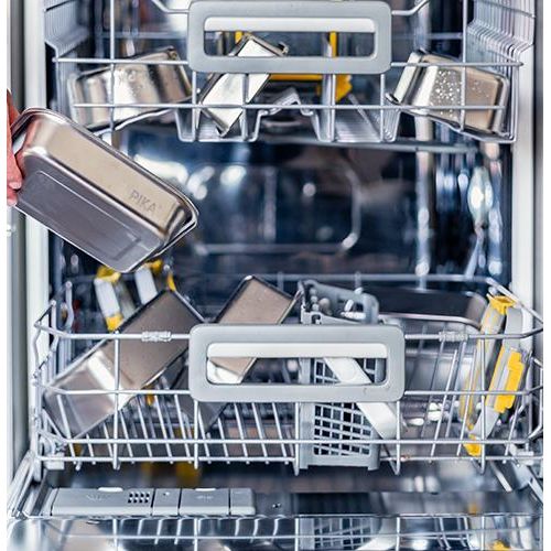 Edelstahl-Container-Set, 7-teilig, luftdicht, mikrowellengeeignet, 820-1200ml