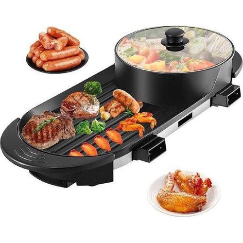 Elektrische BBQ-Pfanne Antihaft Koreanisch Party