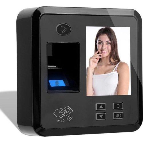 Biometrisches Zeitregistratiesystem mit 4-Zoll-Bildschirm - Mitarbeiter-Einchecken mit IP/TCP-Schnittstelle - Vingerafdruk-Authentifizierung.