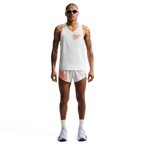 Nike Herren Aeroswift Dri-Fit ADV Graphic Singlet weiß