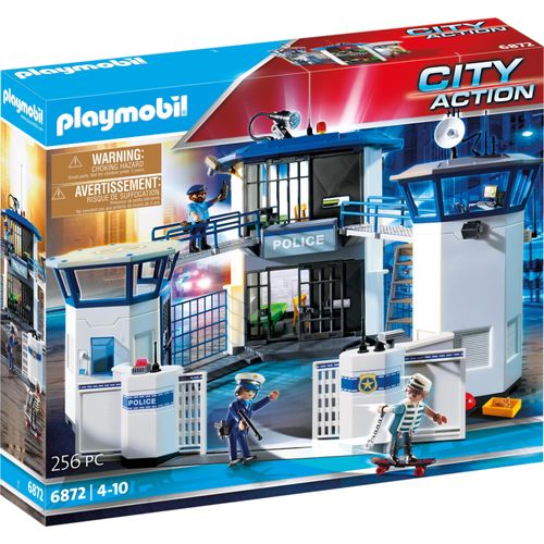 PLAYMOBIL City Action 6872 Polizei-Kommandozentrale mit Gefängnis