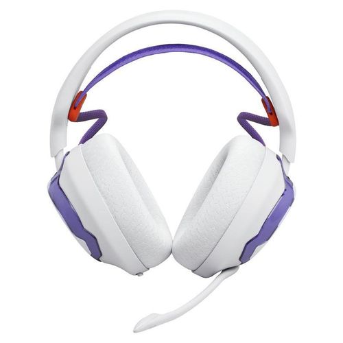 JBL Quantum 650 Wireless Over-Ear-Gaming-Headset, weiss/violett