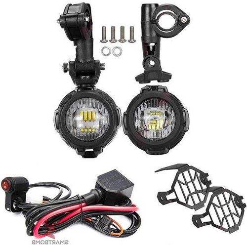 LED Motorfahrzeugbeleuchtung - Erhöhte Sichtklarheit - 3-Modus-Funktion - 40 Watt - Schwarz