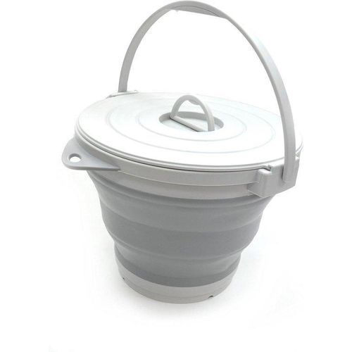Faltbare Plastikwanne 10l grau