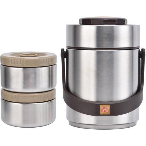 Edelstahl-Thermos-Box 1500ml Vakuumisolierung Warm-Kalt