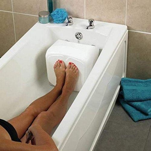Badkamerhulpmittel für sicheres Baden - Antislip-Zuignap - 35 cm Verkürzung - Weiß