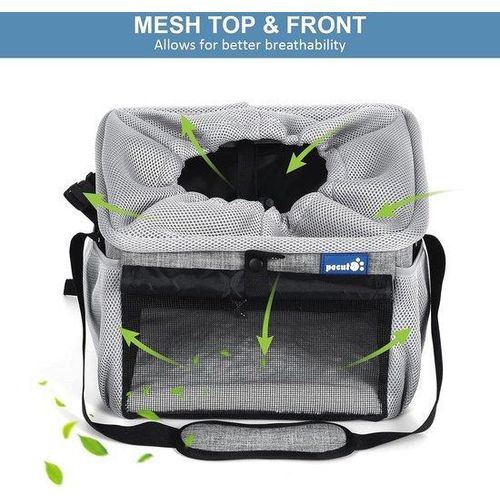 Kattentransporttas aus Nylon, für kleine Katzen, mit Gepäckträgern