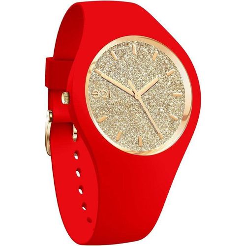 Famanu Damenarmbanduhr Rot mit Silikonarmband - 021080
