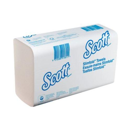 Scott® Handtücher Slimfold 5856, 1-lagig, 16 Pakete a 110 Falthandtücher, weiß