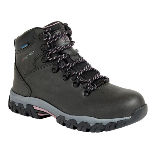 Karrimor Mendip leren wandelschoenen voor dames (Zwart)