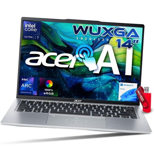 Acer Swift Go 14 Laptop, Core Ultra 7, 16 GB, 2 TB SSD, Touchscreen