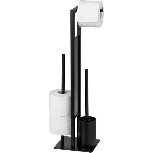 Badezimmer-Accessoire Rivalta schwarz 20 x 70 x 18 cm - Design-WC-Accessoire
