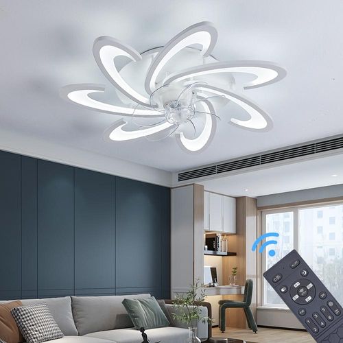 LED Beleuchtung mit Fernbedienung Lichtfarbe/Helligkeit einstellbar 6 Geschwindigkeiten, timer 2 Stunden Sommer-, und Wintermodus 2127YT-7W