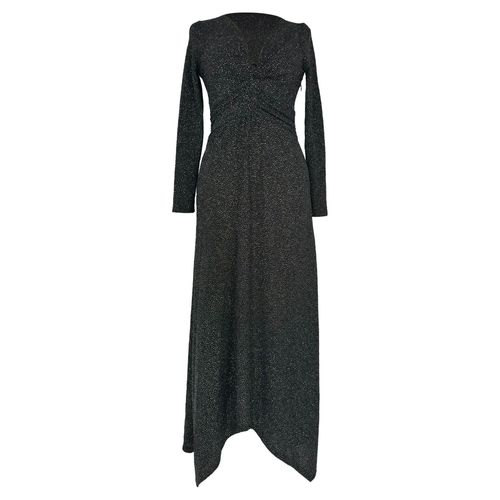 Ba&sh Brady midi-jurk in zwart polyamide