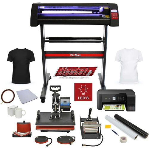 PixMax Da Vinci Set 5 in 1 Transferpresse , Vinyl Plotter, Drucker