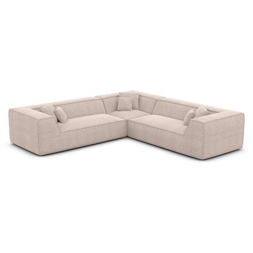 Ecksofa Monterola L Form aus Stoff