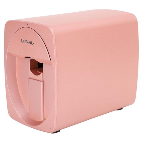 Nail Printer Smart App Control Camera Identification Portable DIY Nail Art Color Printing Machine for Home Travel Party Rose Gold