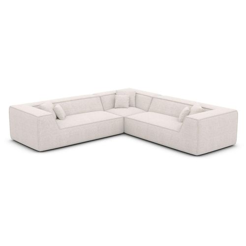 Ecksofa Monterola L Form aus Stoff