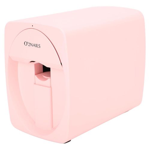 Nail Printer Smart App Control Camera Identification Portable DIY Nail Art Color Printing Machine for Home Travel Party Pink
