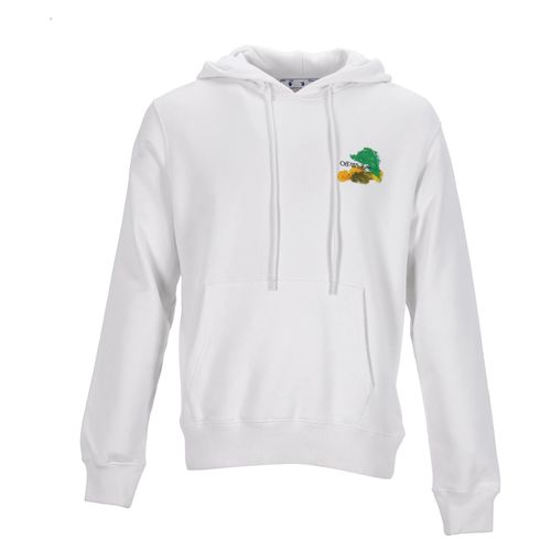 Off-White Hoodie wit met opdruk