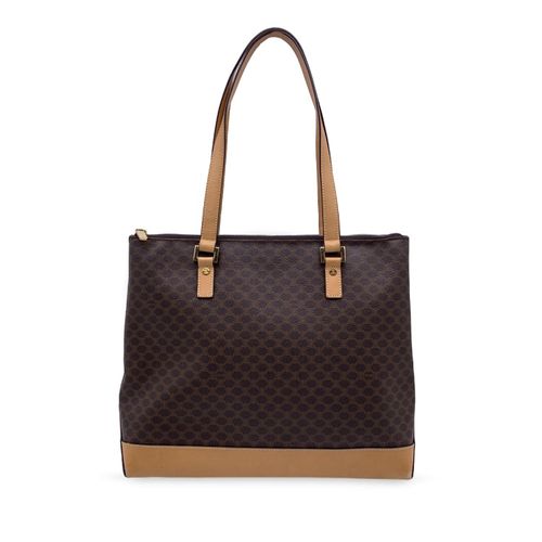 Celine Vintage Katoenen Tote Bag Macadam