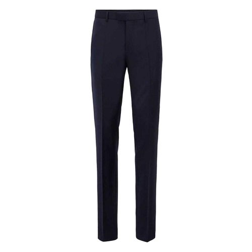 Boss Heren Lone Normale Formele Broek (Marine)