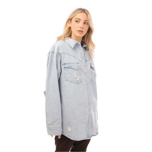 Levis Dames/Dames Dorsey Xl Oversized Shirt (Blauw)