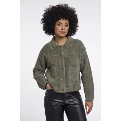 Rino & Pelle Bubbly.5002611 rino en pelle boxy jacket green ash