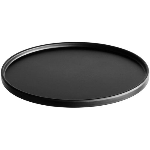 Getränkeuntersetzer APS "Untersetzer Ø 16 cm, mit Antirutsch-Füßchen", schwarz, H:1cm Ø:16cm, Melamin, Untersetzer, aus Melamin