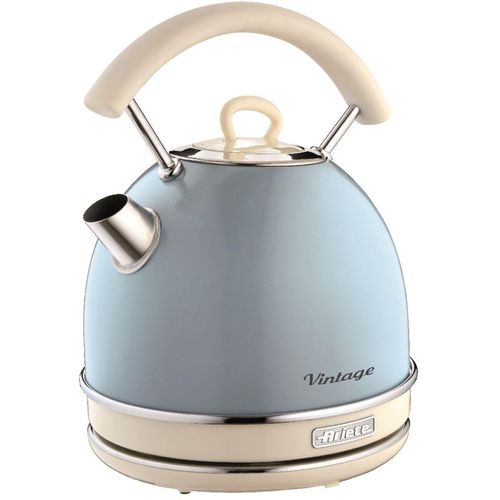 ARIETE Wasserkocher "2877BL Vintage", blau (aquablau), H:28cm Ø:21cm, Wasserkocher