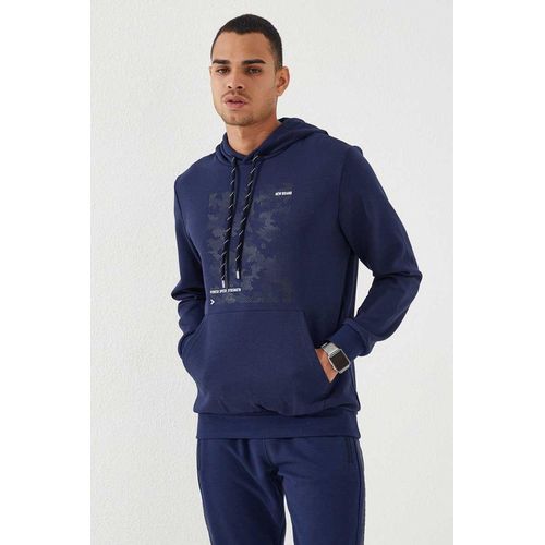 Heren Hoodie met Camouflerend Print