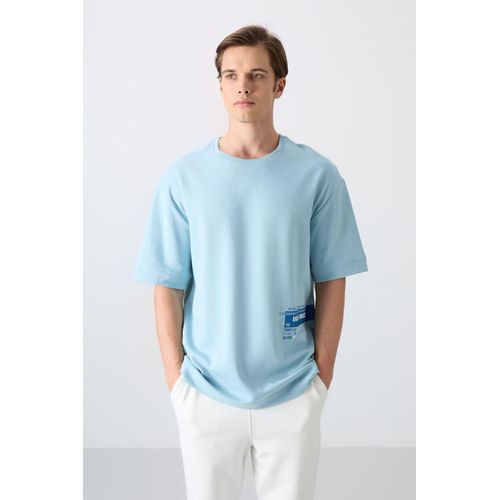Oversized Katoennen Blend Ronde Hals T-Shirt
