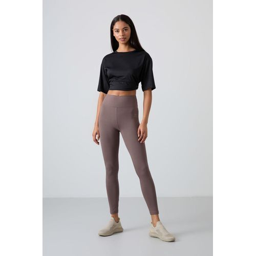 Hooggeschoren Katoenen Elastan Leggings
